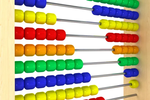 Houten speelgoed abacus — Stockfoto
