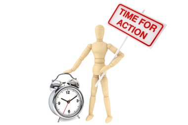 Time For Action Concept clipart