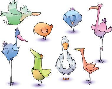 Birds. clipart