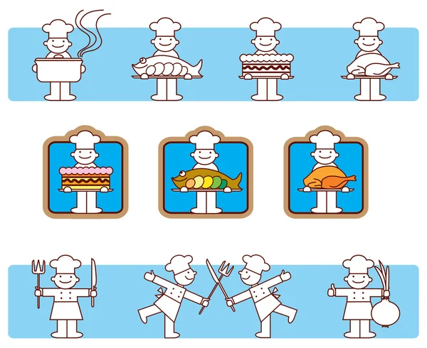 Iconos de cocina — Archivo Imágenes Vectoriales