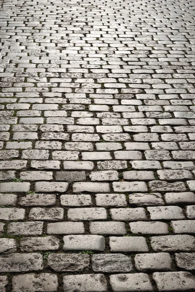 Background of cobblestone pavement — Stockfoto