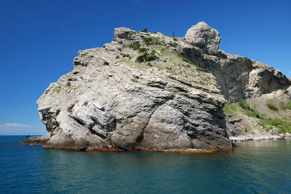 Cliff of Crimean seashore — Stock Photo, Image