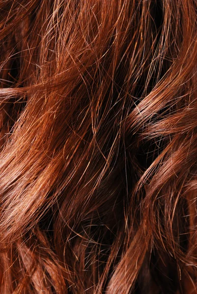 Primo piano dei capelli naturali — Foto Stock