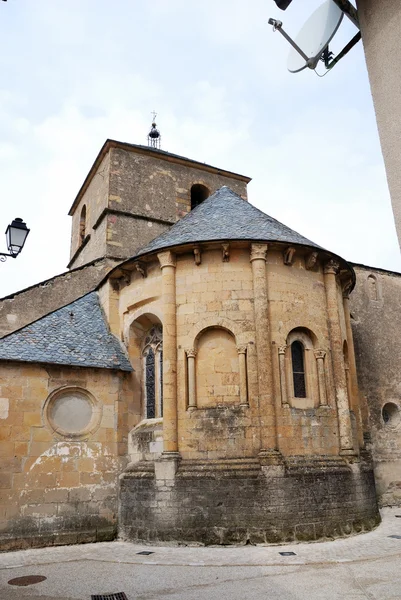 Middeleeuwse gebouwen van Franse stad — Stockfoto