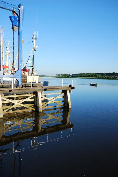Hafen Zoutkamp. — Stockfoto