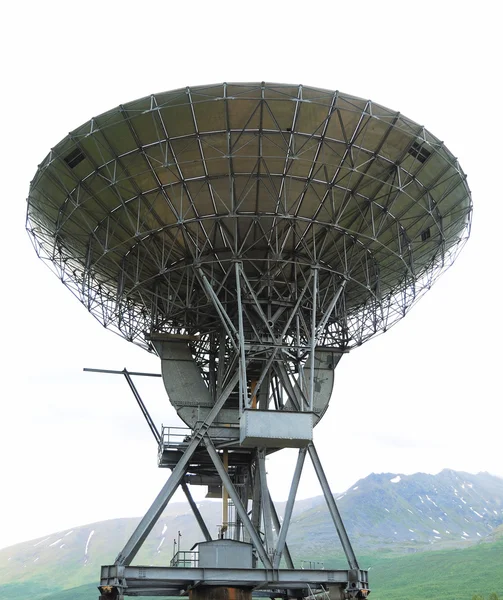 Instalación de investigación electromagnética en montañas noruegas . — Foto de Stock