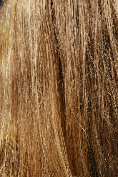 Bakgrund av naturliga rättvis hår — Stockfoto