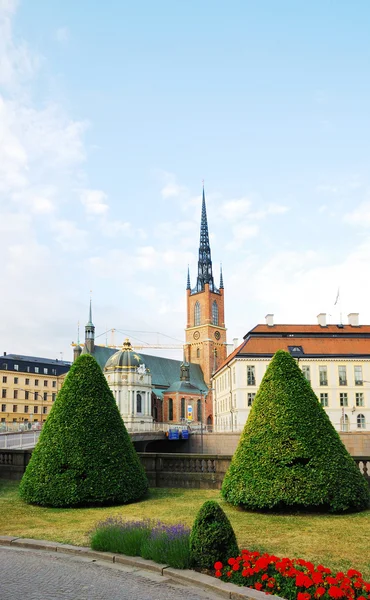 Stare centrum Sztokholmu. — Zdjęcie stockowe