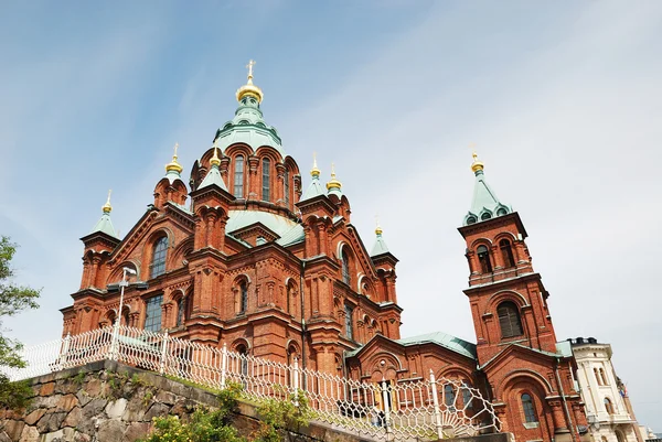 Orthodox cathedral in Helsinki — Stock Photo, Image