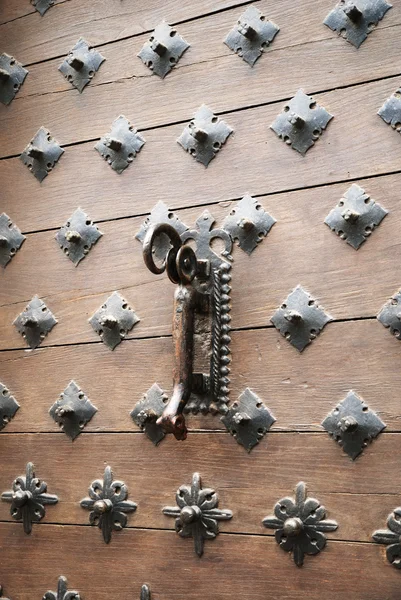 Szczegół tło wejście drewniany — Zdjęcie stockowe