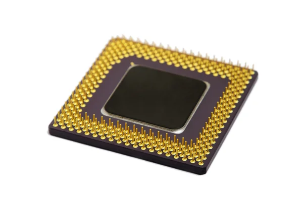 stock image Close-up of the microchip