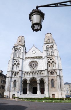 Cathedral in Pau, France clipart