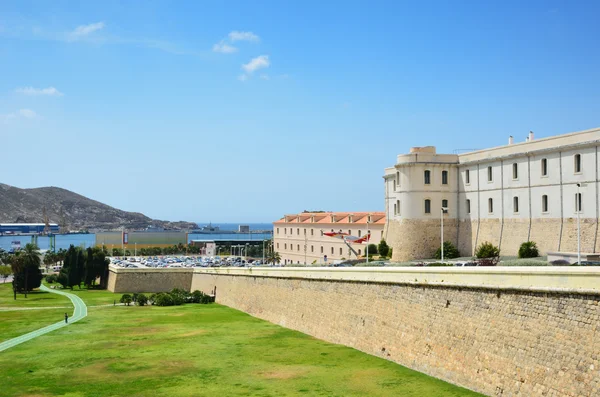 Cartagena in de Middellandse-Zeekust — Stockfoto