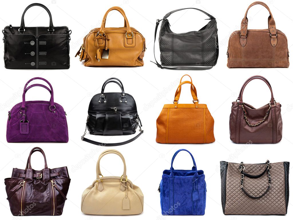 Set of multicolored female bags-2