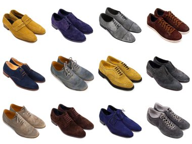 Chamois men's shoes-1 clipart