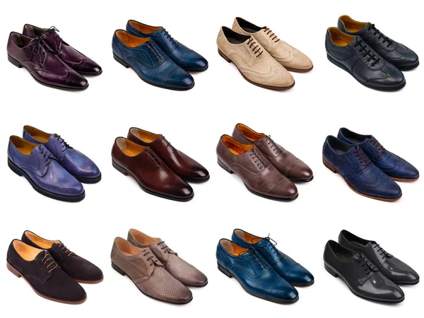 Multicolored men 's shoes-2 — стоковое фото