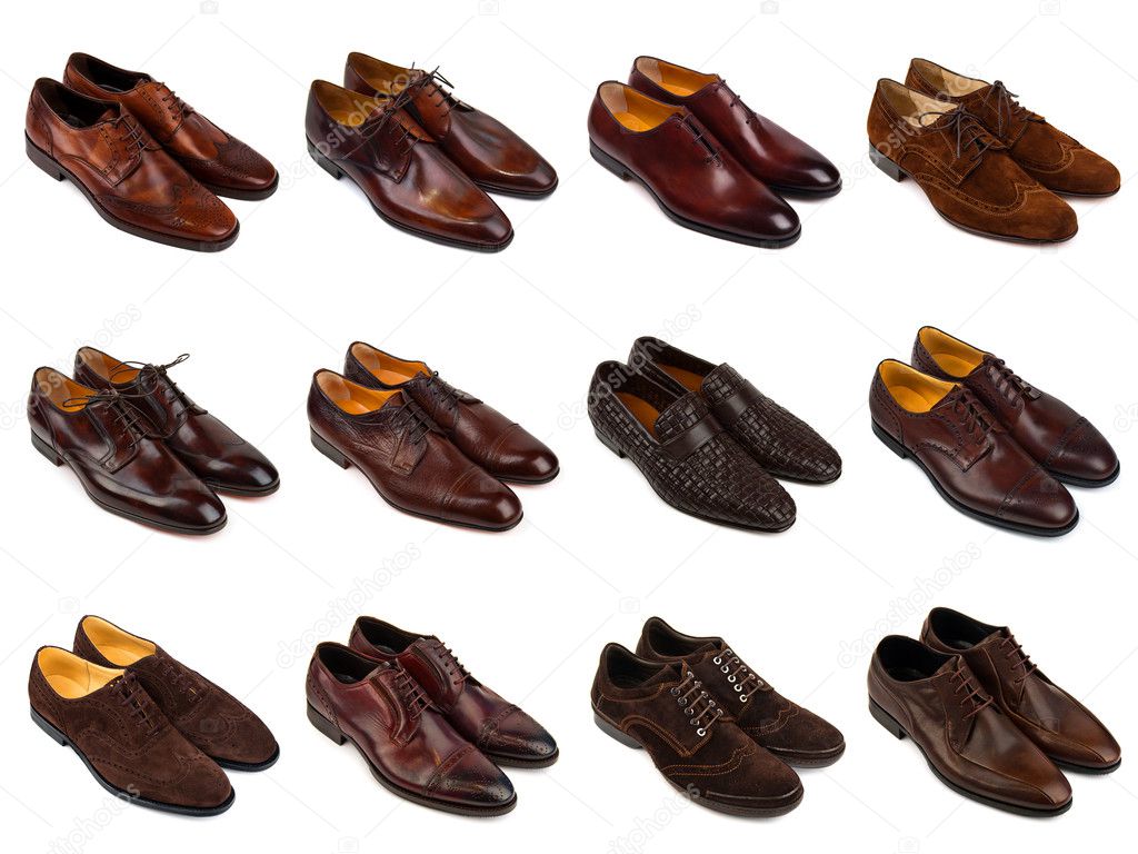 Brown men's shoes-1