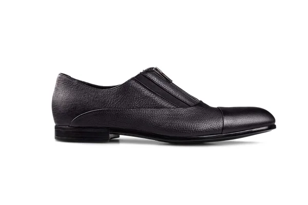 Темная мужская обувь-1 — стоковое фото