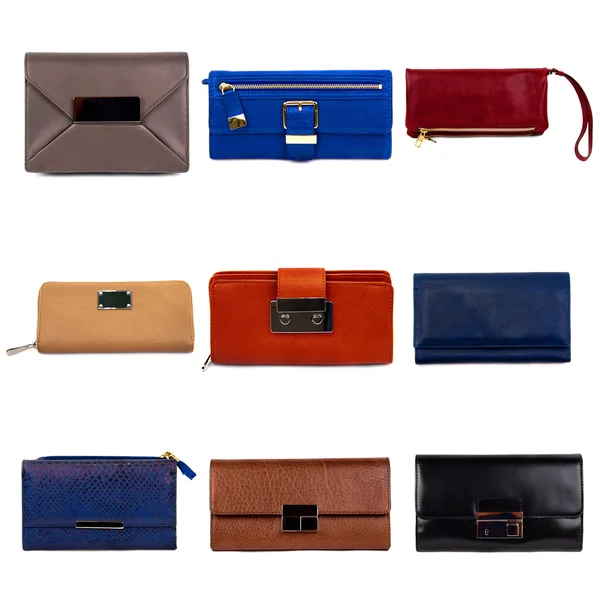 Multicolored female purses-1 — Stock Photo, Image