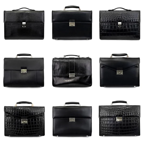Dark male briefcases-1 — Stock Photo, Image