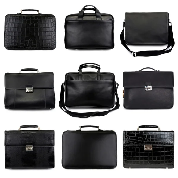 Dark male briefcases-2 — Stock Photo, Image