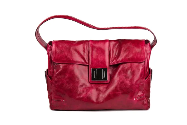Röd kvinnliga väska-1 — Stockfoto
