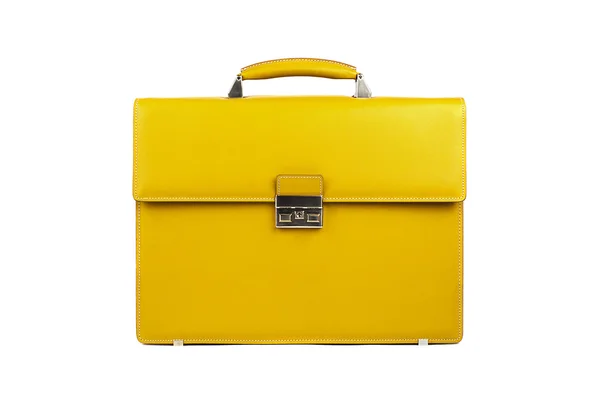 Sarı erkek evrak çantası-1 — Stok fotoğraf