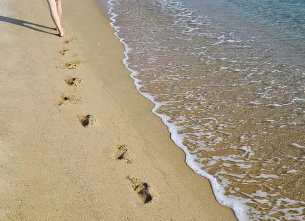 Passeggiate sulla spiaggia — Foto Stock