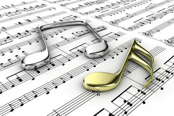 Musical notes — Stock Photo, Image