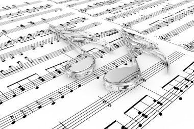 Musical notes clipart