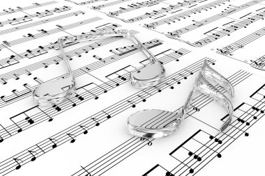 Musical notes clipart