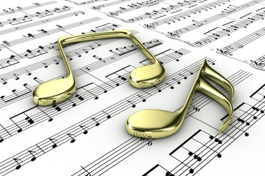 Musical notes clipart