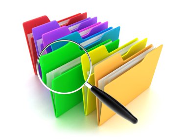 The folders clipart