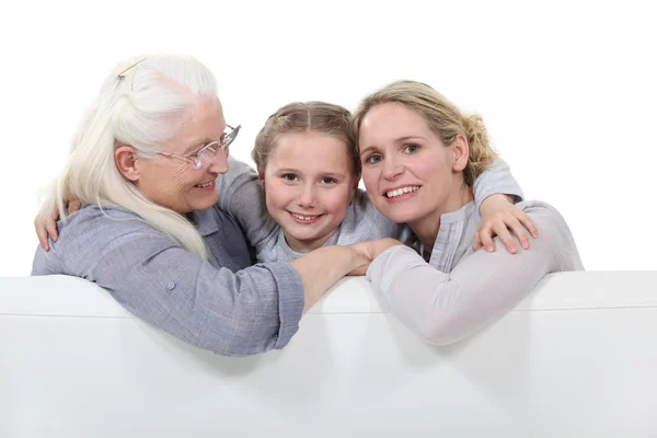 Tre generazioni di donne — Foto Stock