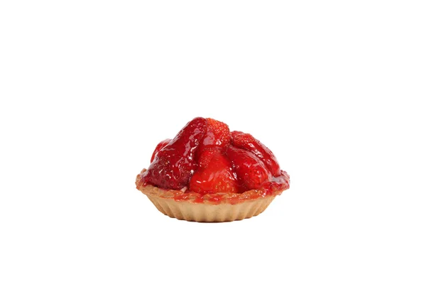 个别的草莓挞 — 图库照片
