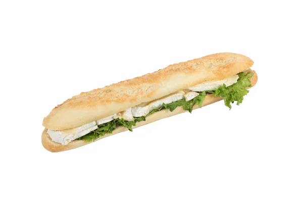 Lange stokbrood sandwich — Stockfoto