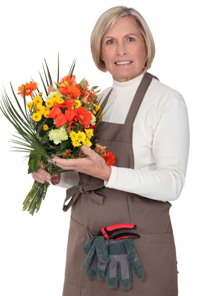 Kvinnliga florist — Stockfoto