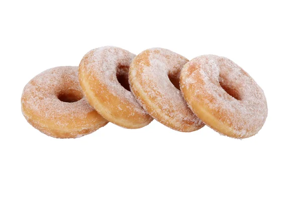 Donuts op witte achtergrond — Stockfoto