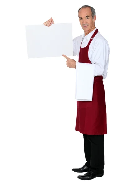 Doświadczony kelner — Zdjęcie stockowe