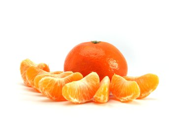 Orange segments clipart