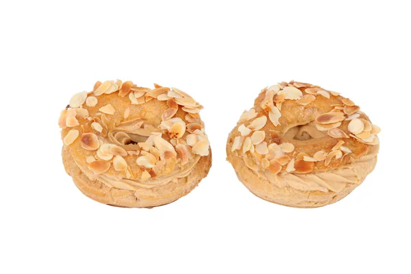 Almond topped pastries — Stock Photo, Image