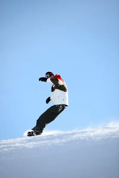 スノーボードの男 — ストック写真