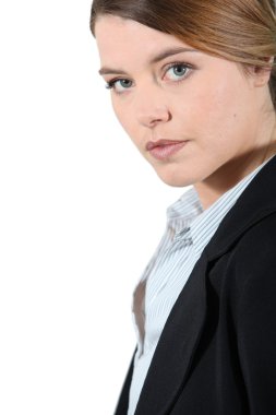 Young businesswoman clipart