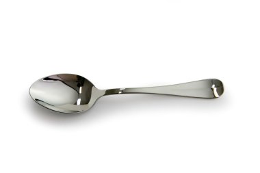 Silver tea spoon clipart
