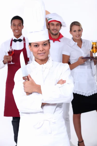 Professionisti del catering — Foto Stock