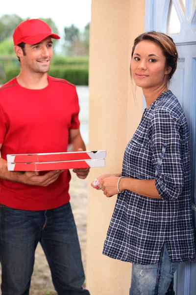 Pizza Delivery — Stock Photo, Image