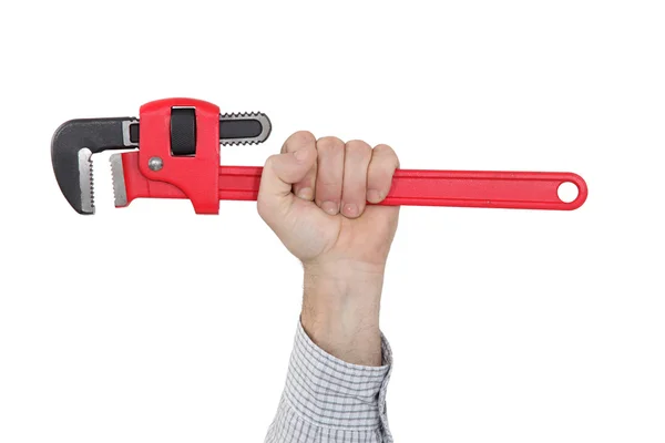 Close-up of adjustable wrench — Stock Photo, Image
