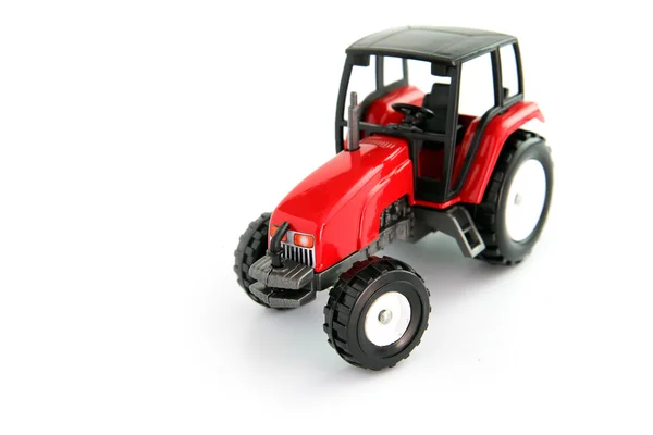 Tractor de juguete rojo —  Fotos de Stock