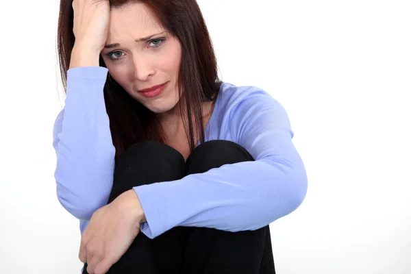 Woman crying — Stock Photo, Image