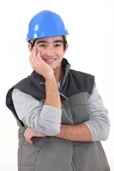 Retrato de um jovem comerciante — Fotografia de Stock